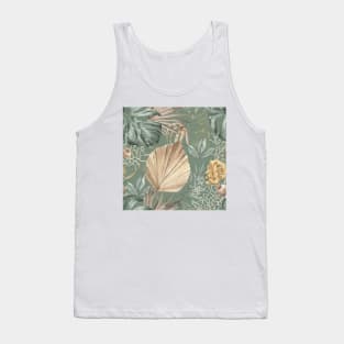 Monstera Leaves Composition Tank Top